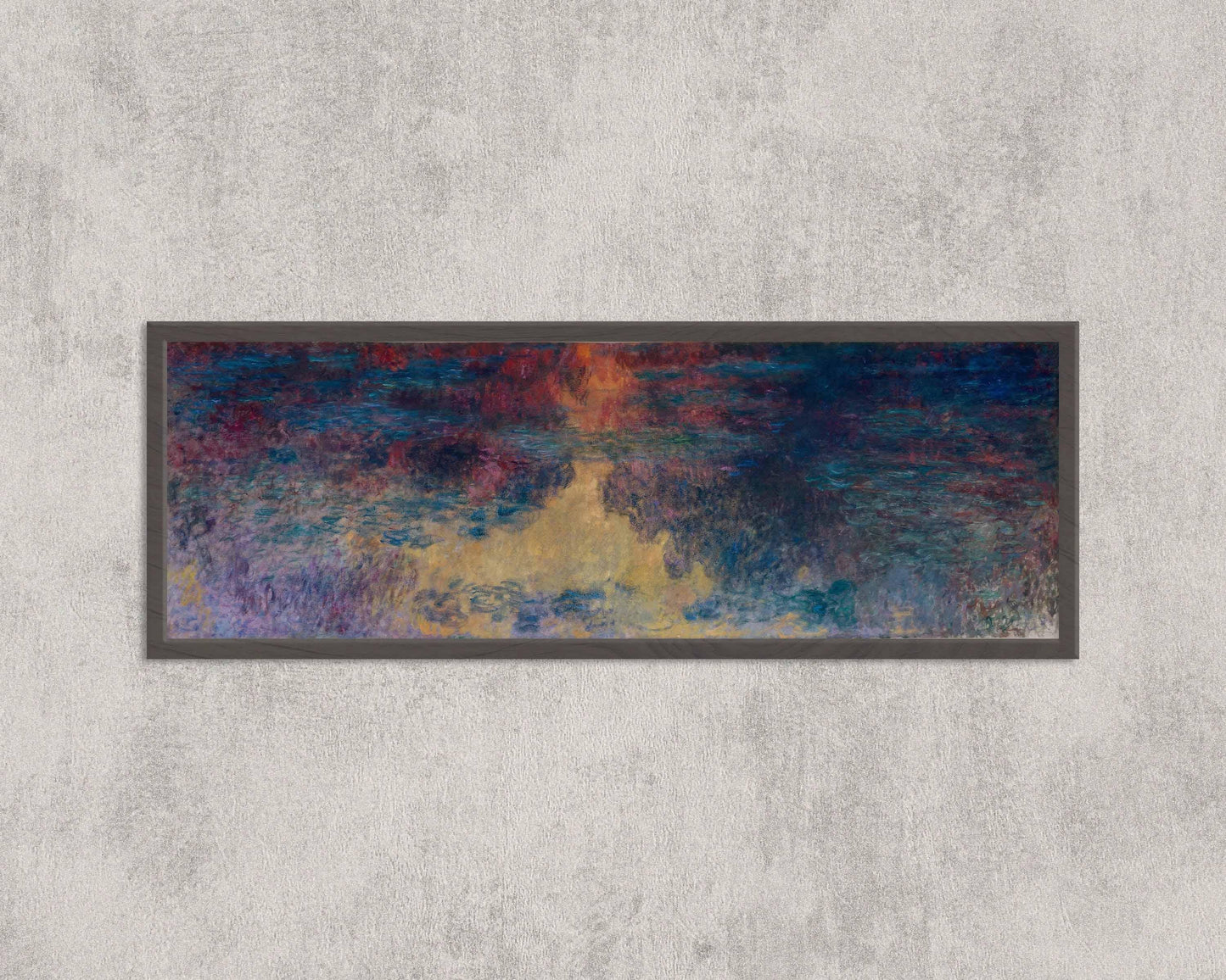 Monet Waterlily Pond Giclee Print: Impressionist Art (Framed Option)