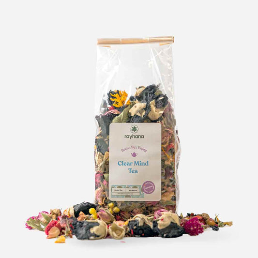 Thé Esprit Clair – Mélange Herbal Floral pour la Clarté d'Esprit