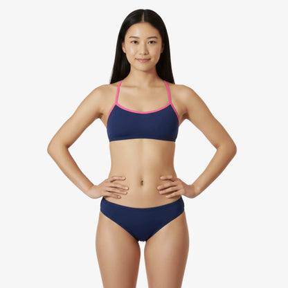 Cobalt Tie-Back Bikini Top by Norca
