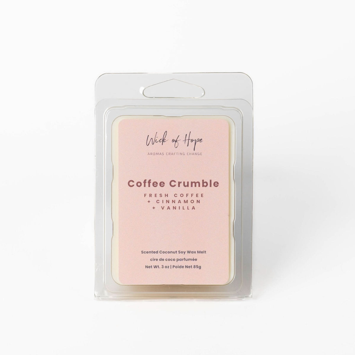 Galet de cire parfumée Coffee Crumble | Café frais + Beurre vanille