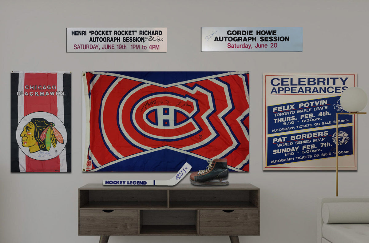 Bobby Hull Signed Sample Lithograph