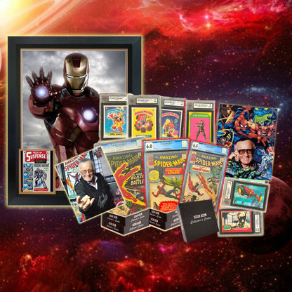 COFFRET MYSTÈRE DE COLLECTIONNEUR – SÉRIE DE BANDES DESSINÉES 5 – ÉDITION LIMITÉE /20 OBJETS DE COLLECTION DE BD SIGNÉS ET OBJETS RARES AUTOGRAPHES