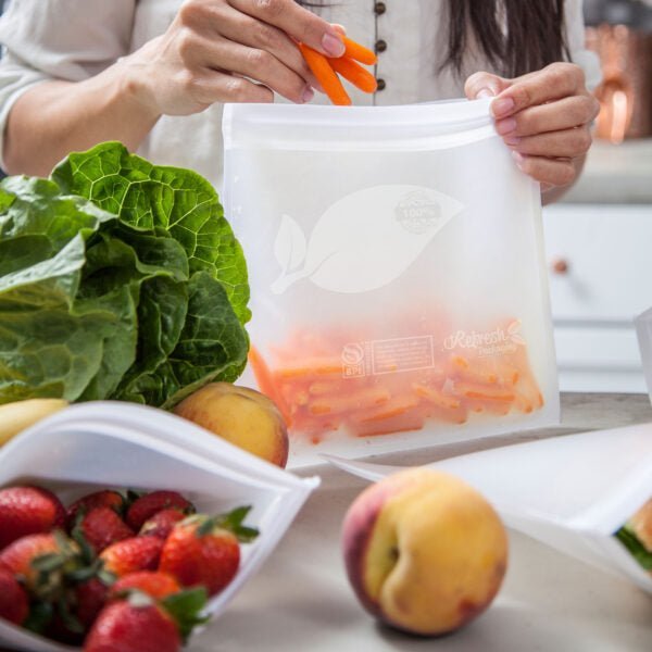 Compostable Zip-Top Bags - Medium - (20 Bags 18x19cm)