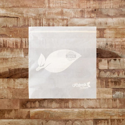 Compostable Zip-Top Bags - Medium - (20 Bags 18x19cm)