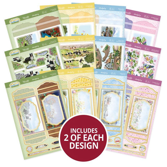 Kit de cartes conceptuelles Diorama printanier