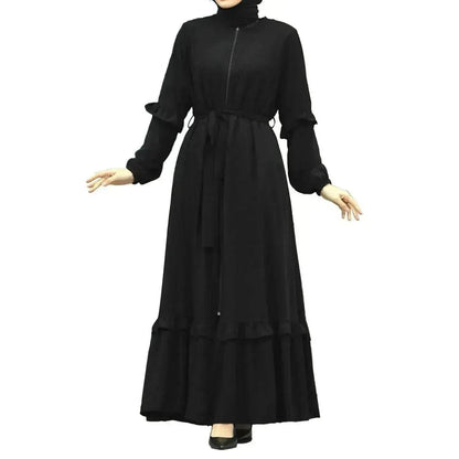 Conservative Hijab Abaya Dress for Arab Dubai Turkey Middle Eastern Women
