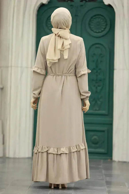 Conservative Hijab Abaya Dress for Arab Dubai Turkey Middle Eastern Women
