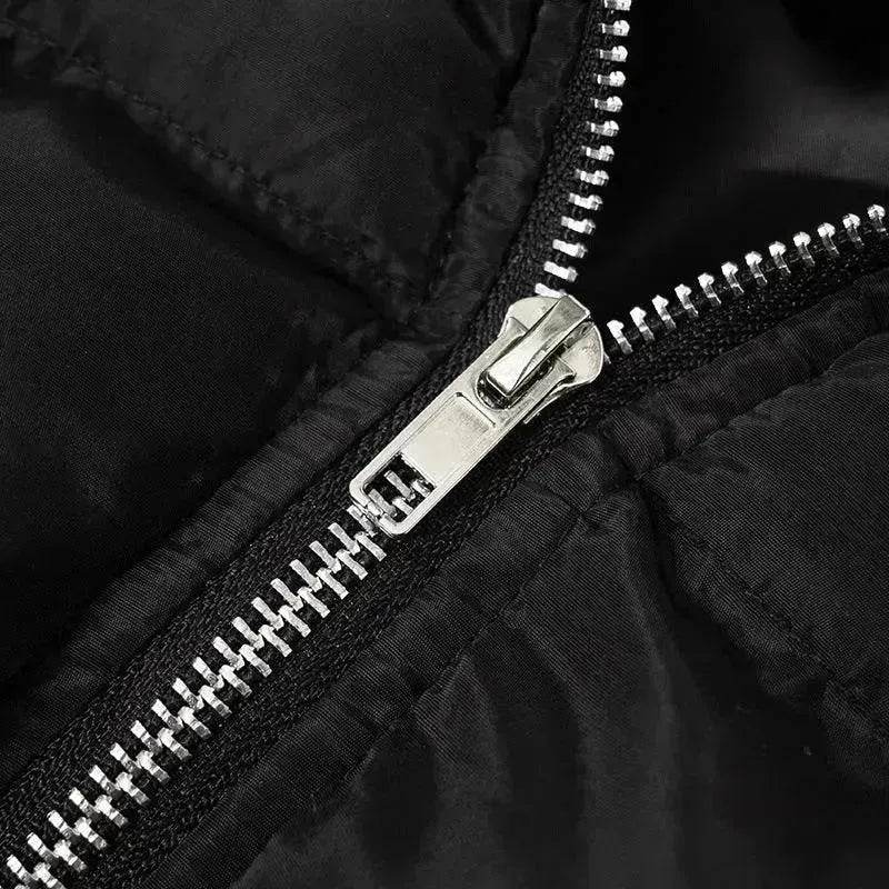 Cotton-padded Stretch Tight Jumpsuit Slim Short Jacket