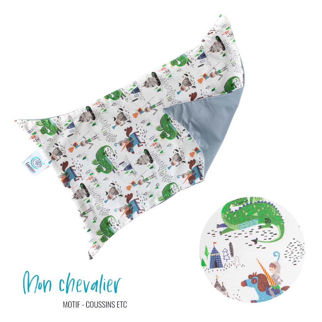 Mini oreiller « Mon chevalier »