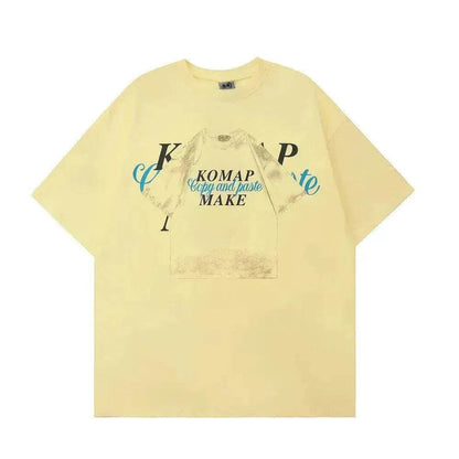 Creative Pattern Printed Short Sleeve