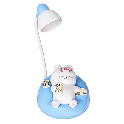 Creative Sleeping Cat Small Night Lamp Night Charging Pat Lamp