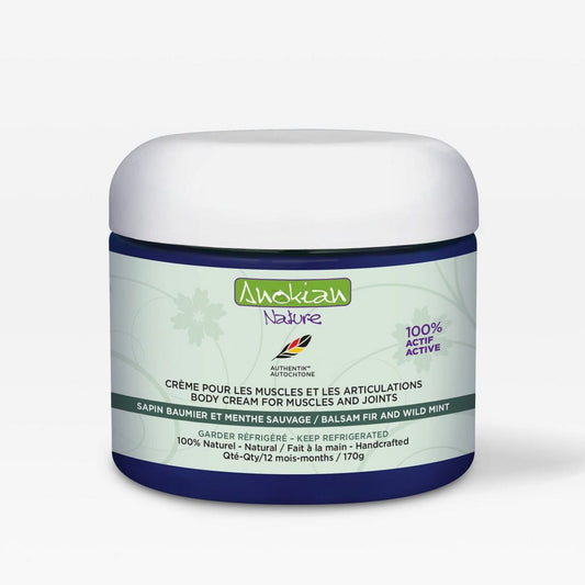 Crème naturelle pour tensions musculaires | Sapin baumier & menthe sauvage