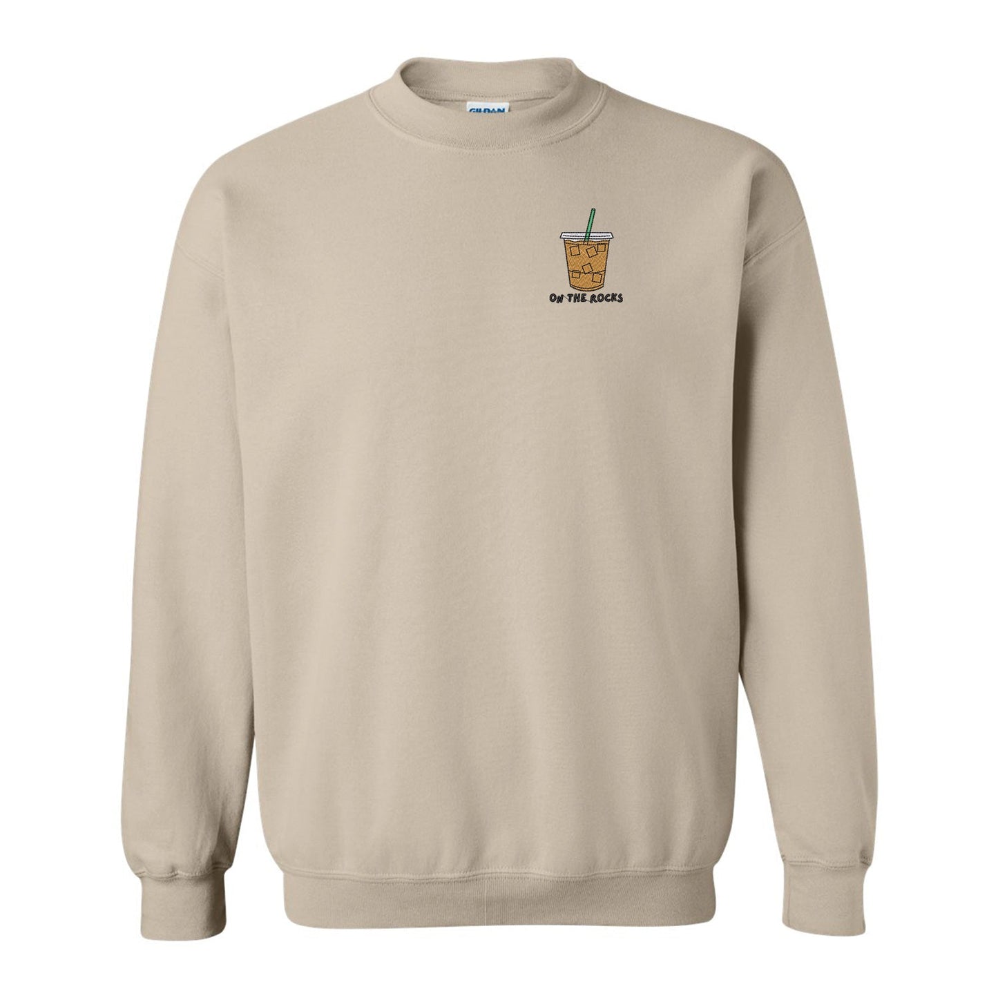 Crewneck "On The Rocks" brodé