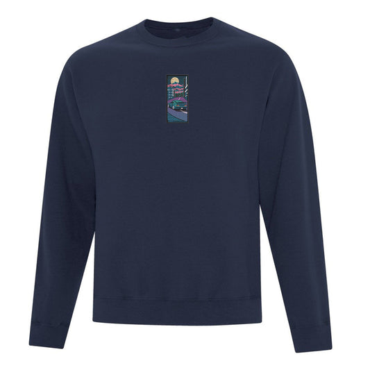 Crewneck brodé Nuit au Japon