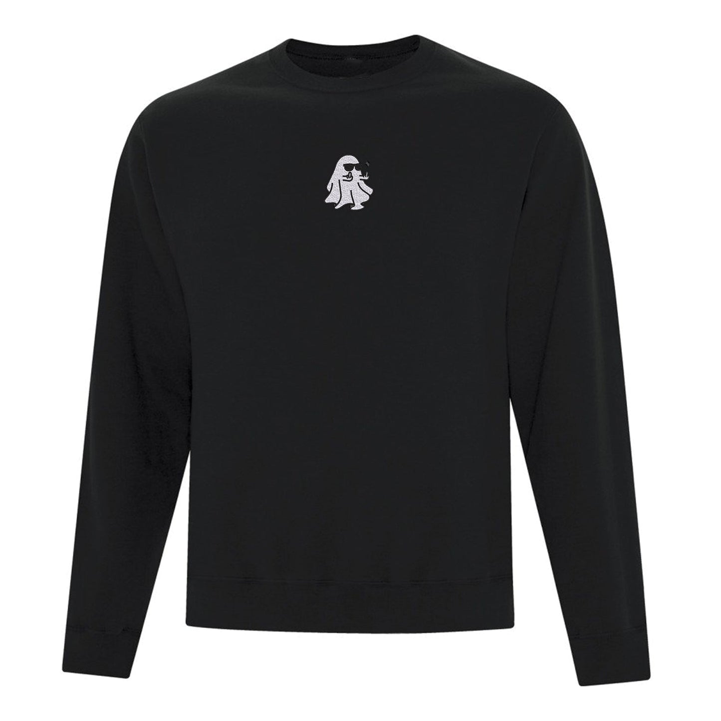 Crewneck Ghost à lunettes brodé