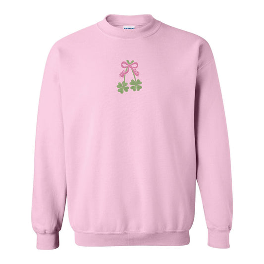 Sweat ras du cou brodé "Lucky Babe"