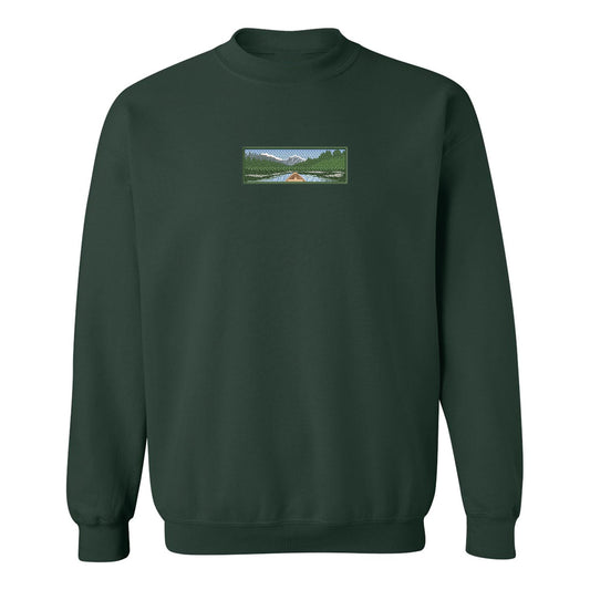 T-shirt col rond Canot brodé