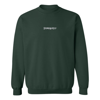 Crewneck "Somebody" brodé