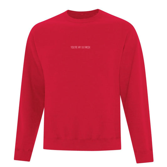 Sweat ras du cou 11:11 vœu brodé
