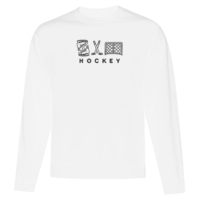 Crewneck "Hockey" brodé