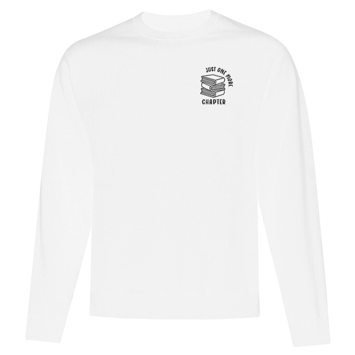 Sweat ras du cou brodé « One More Chapter »
