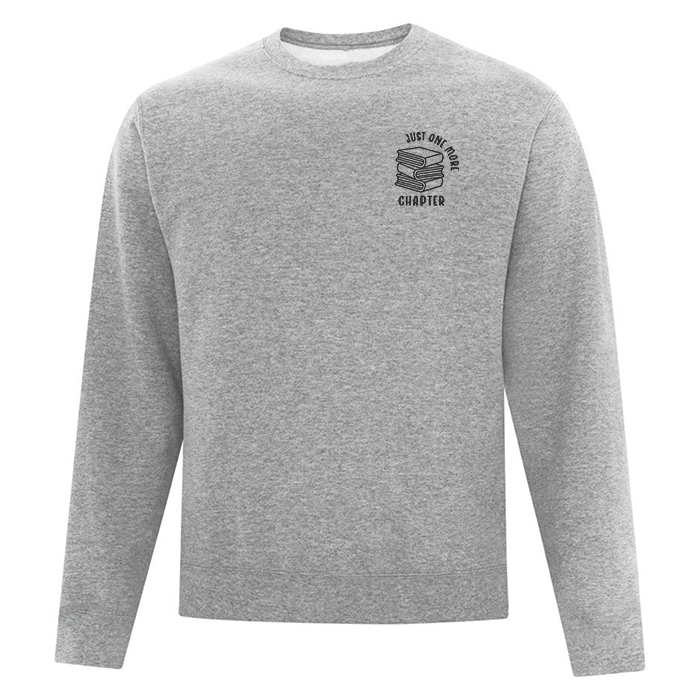 Sweat ras du cou brodé « One More Chapter »