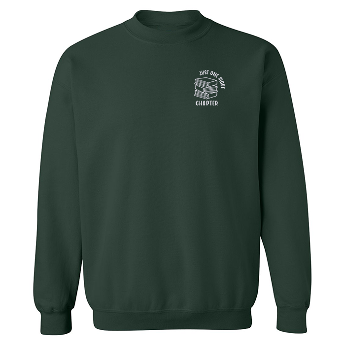 Sweat ras du cou brodé « One More Chapter »