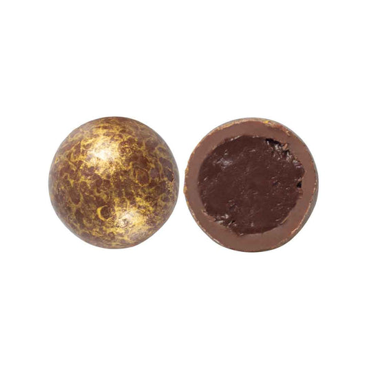 Coques croustillantes au chocolat fourrées de crème pralinée