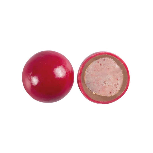 Coques de chocolat croustillantes au fourrage de cerise amère