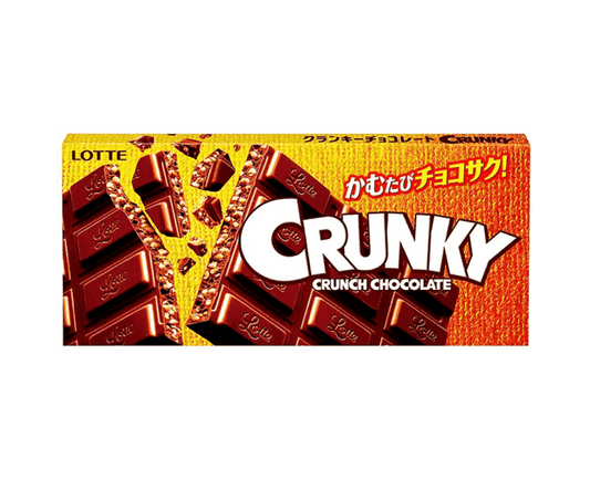 Barre de chocolat Lotte Crunky, 45g
