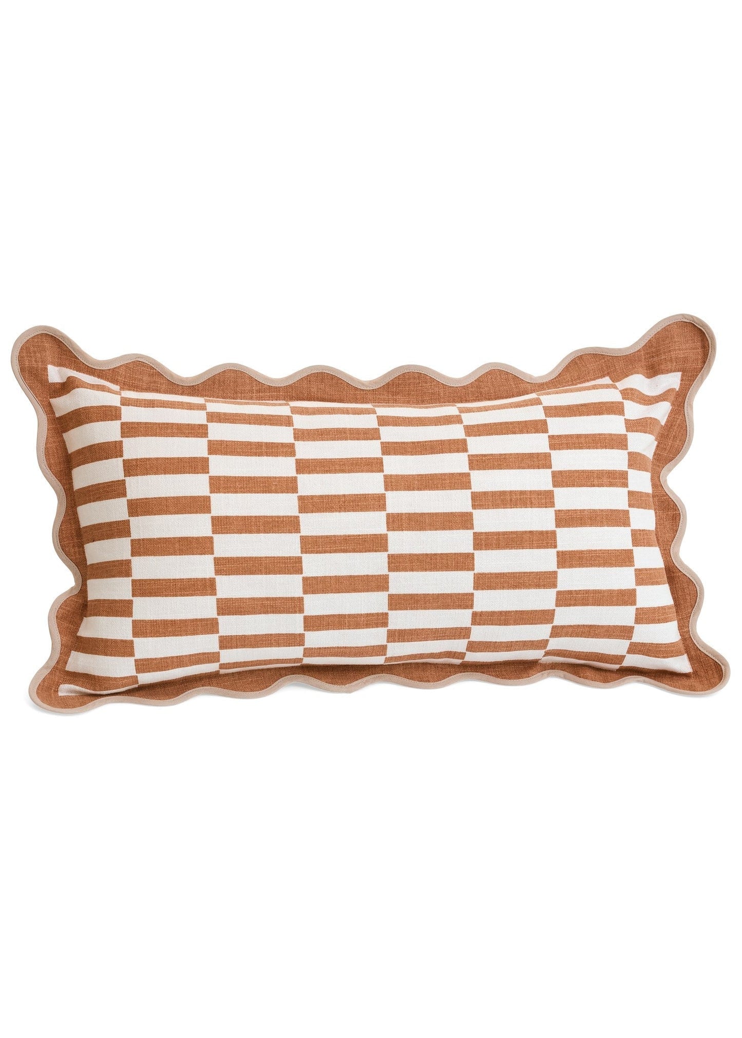 Coussin à bord festonné