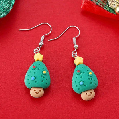 Creative Cartoon Christmas Earrings Fashion