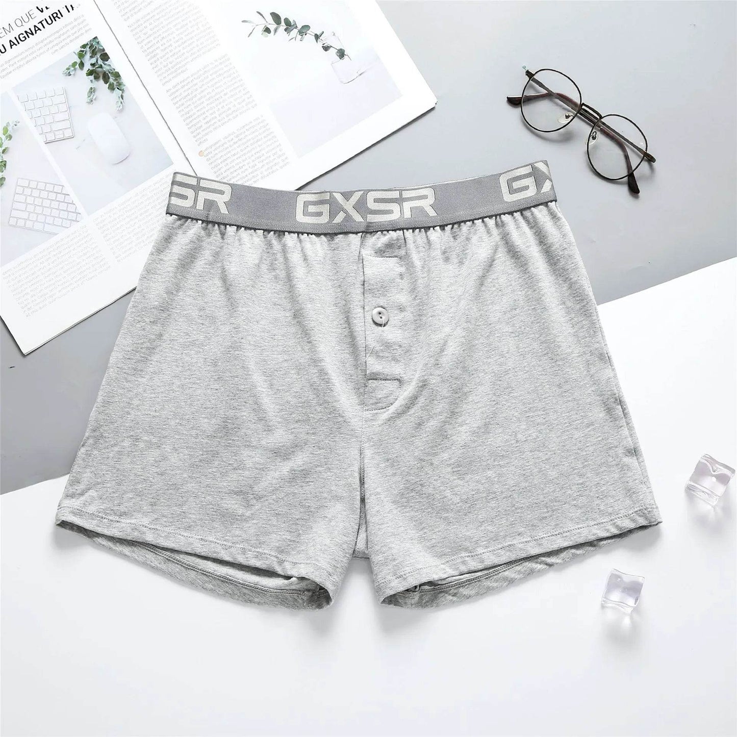 Men's Home Low Waist Pure Cotton Boxer short Breathable Underwear