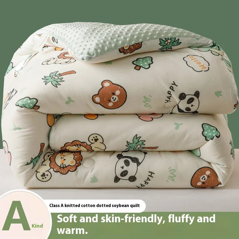 Beanie Velvet Quilt Soybean Fiber Duvet Insert Autumn And Winter