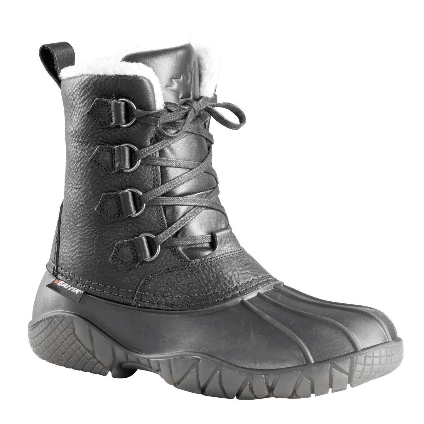 Baffin Men's YellowKnife -20C Leather Insulated Snow Boots Size 8- Made in Canada