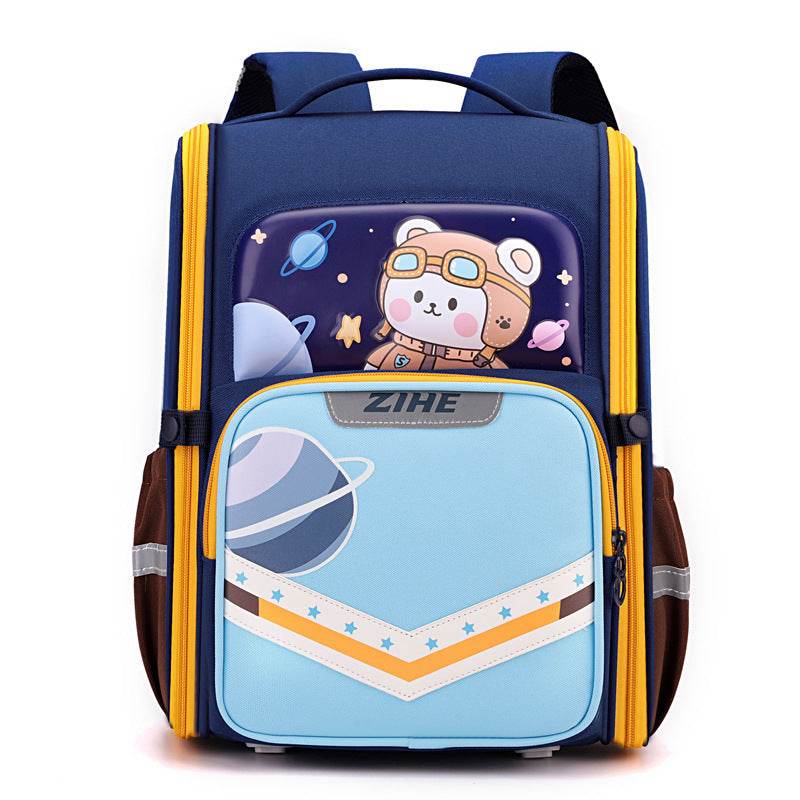 Sac à dos cartable grande capacité avec soutien dorsal