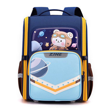 Sac à dos cartable grande capacité avec soutien dorsal