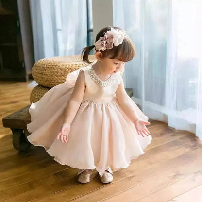 Piano Puffy Gauze Princess Dress Host Birthday Gift Children Dress