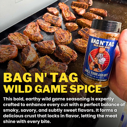 Grill Your Ass Off - Bag N' Tag Wild Game Seasoning