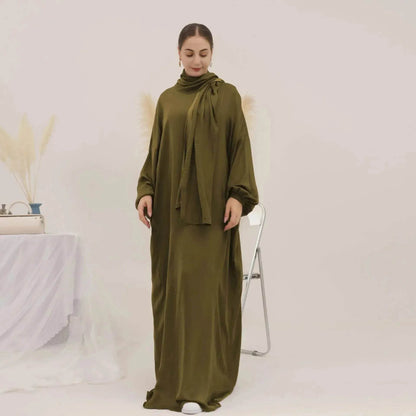 New ArabMiddle East Dubai Turkey Abaya dress Simple Plain Abaya 2025