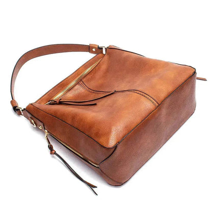 Sacs à main en cuir PU de grande capacité pour femmes, sac à bandoulière tendance pour le travail, sac de courses