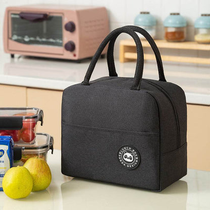 Portable Hand Carry Minimalist Fashion Insulated Work Lunch Bag for Women