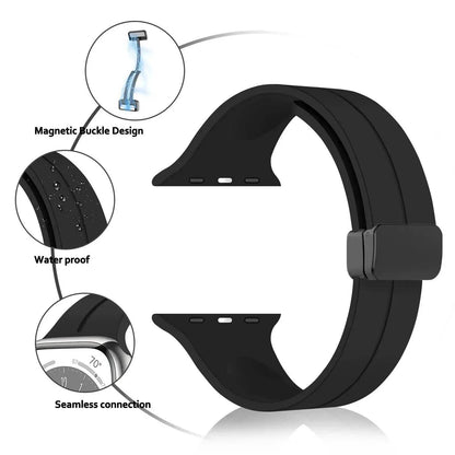 Magnetic Silicone Watch Band suitable for Apple iWatch