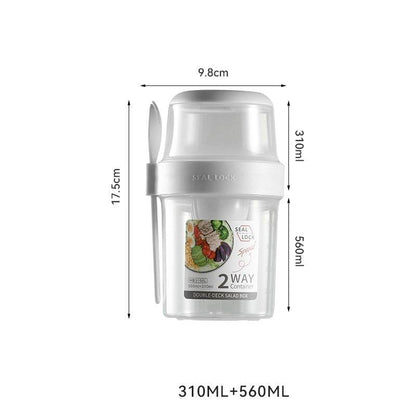 Portable Lock sealed Breakfast Oatmeal Cereal Nut Yogurt Fresh Fruit Salad Cup