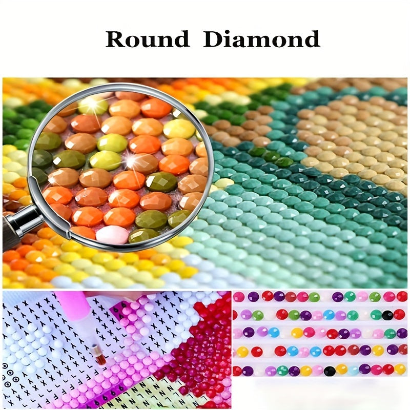 "Gleaming Artistry" Disney The Incredibles 5D Diy Diamond Painting Kit - Round Rhinestone Cartoon Anime Mosaic Art Craft For Home Decor, 11.81X15.75 Inch Canvas