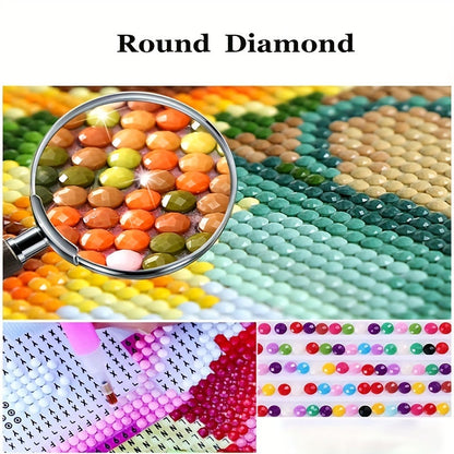 "Gleaming Artistry" Disney The Incredibles 5D Diy Diamond Painting Kit - Round Rhinestone Cartoon Anime Mosaic Art Craft For Home Decor, 11.81X15.75 Inch Canvas