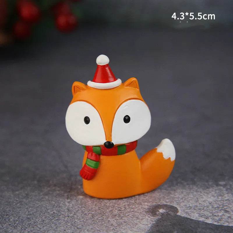 Decorative Resin Ornaments For Christmas Baked Cakes