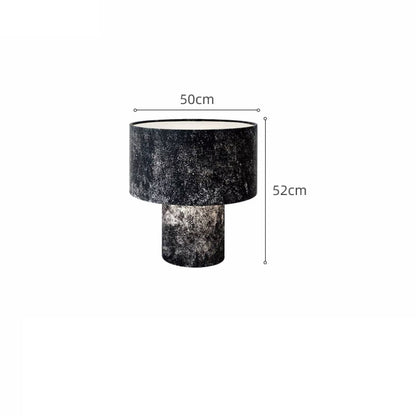 Modern Nordic Fabric Table Lamp – Iron Frame Bedside & Living Room Accent Light