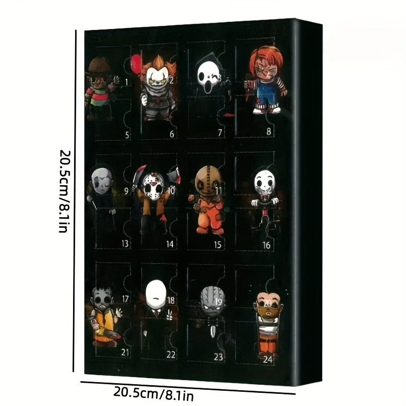 24pcs Disney Tim Burton's The Nightmare Before Christmas Collectible Mini Figures, Random Style Resin Ornaments, Stitch Anime Blind Box, Holiday Themed Character Decor, Ideal For Christmas, Halloween, Thanksgiving, Easter