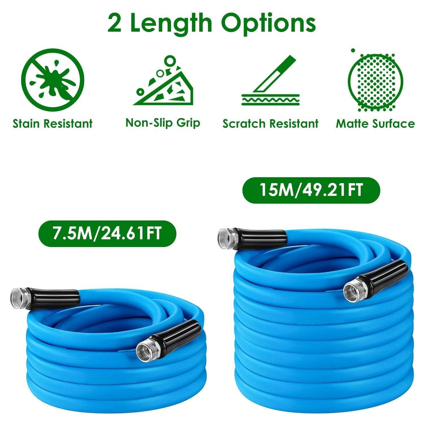 Non-Expanding Flexible Garden Hose Heavy Duty PVC Water Hose
